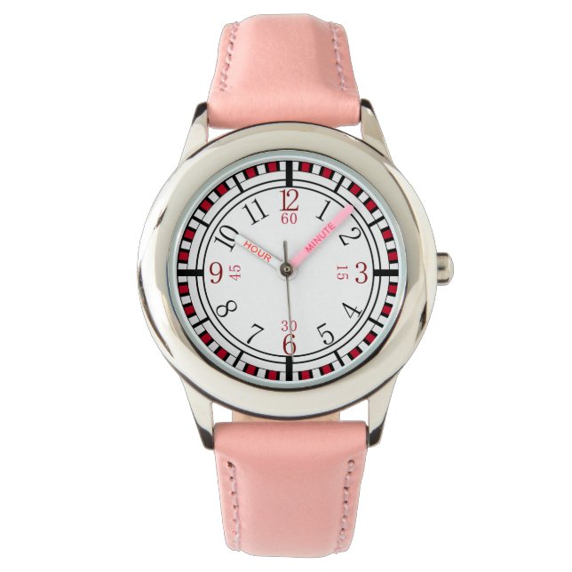 カラーの詳細なウォッチ顔違う 腕時計 (正面)