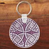 カラーの選択ケルト結び目模様装飾パターン キーホルダー (正面)