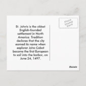 カラーの都市 ポストカード (裏面)