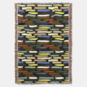 カラーの雨 4 スローブランケット (正面縦)