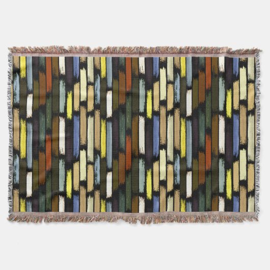 カラーの雨 4 スローブランケット (正面)