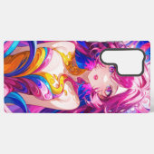 カラーの飛沫 SAMSUNG GALAXYケース (裏面横)