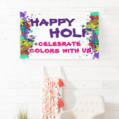 カラーのHOLIフェスティバル – スプラッシュI +あなたのアイディア 横断幕 (インサイチュ)