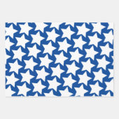 カラーはっきりしたスターズ – コスタムエイジ子供の誕生日 ラッピングペーパーシート (正面2)