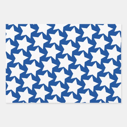 カラーはっきりしたスターズ – コスタムエイジ子供の誕生日 ラッピングペーパーシート (正面2)