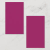 カラーはっきりしたブロックウェディング招待 – マゼンタ エンクロージャーカード (正面/裏面)