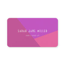 カラーはっきりしたブロック – ピンクと紫、ロゴなし