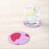 カラーはっきりした植物性紙コースター ペーパーコースター (インサイチュ)