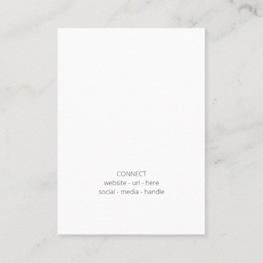 カラーはっきりした(ばちゃばちゃ)跳ねるカスタムジュエリー表示カード 名刺 (裏面)