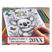カラーへのコアラ:おもしろいアドベンチャー20XX カレンダー (カバー)