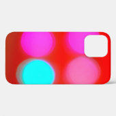カラーぼやけ抽象芸術赤の背景《写真》ぼけ味 Case-Mate iPhoneケース (裏面 (横))
