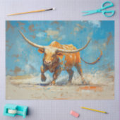 カラーを切り離す鮮やか充電牛 薄葉紙 (クラフト)