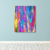 カラーを動かす キャンバスプリント (インサイチュ (ウッドフロア))