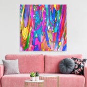 カラーを動かす キャンバスプリント (インサイチュ (リビング))