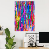 カラーを動かす ポスター (ホームオフィス)