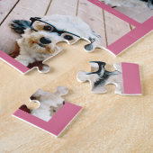 カラーを選カスタム択できるフォト8コラージュを作成する ジグソーパズル (側面)