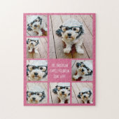 カラーを選カスタム択できるフォト8コラージュを作成する ジグソーパズル (縦)