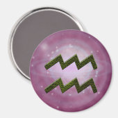 カラーを選択アクエリアス〔占星術の〕十二宮図占星術の記号 マグネット (正面/裏面)