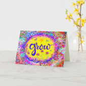 カラーを黄色お洒落にかわいらし拡張 カード (黄色い花)