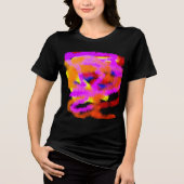 カラーアイディア抽象芸術マインドストレス トライブレンドTシャツ (正面)