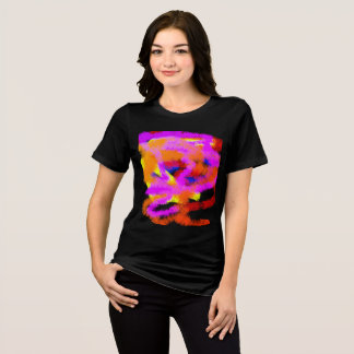 カラーアイディア抽象芸術マインドストレス トライブレンドTシャツ