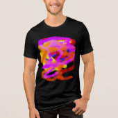 カラーアイディア抽象芸術マインドストレス トライブレンドＴシャツ (正面)