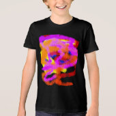 カラーアイディア抽象芸術マインドストレス トライブレンドTシャツ (正面)