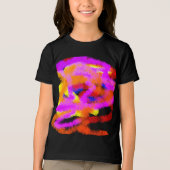 カラーアイディア抽象芸術マインドストレス トライブレンドTシャツ (正面)