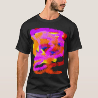カラーアイディア抽象芸術マインドストレス Tシャツ