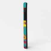カラーアポップ・アートのートdjヘッドフォン Case-Mate iPhoneケース (裏面/左)