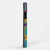 カラーアポップ・アートのートdjヘッドフォン Case-Mate iPhoneケース (裏面/右)