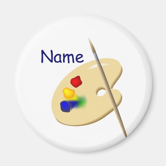 カラーアーティストパレット磁石 マグネット (正面)