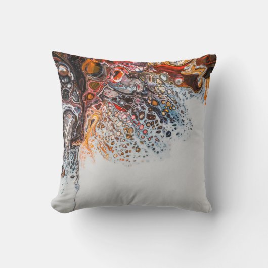 カラーアートのスプラッシュ クッション (正面)