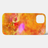 カラーアートシームレス背景イエロー、オレンジ Case-Mate iPhoneケース (裏面 (横))