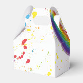 カラーアートパーティー誕生日 フェイバーボックス (裏面サイド)