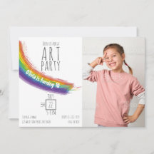 カラーアートパーティー誕生日