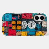 カラーアーバン通りアートフォンケースの解剖学 Case-Mate iPhoneケース (裏面 (横))