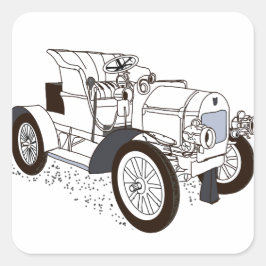 カラーイラストレーション スクエアシール