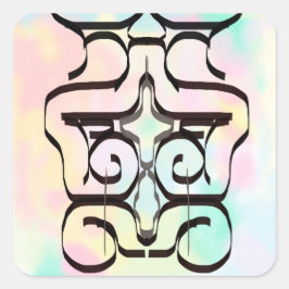 カラーイラストレーション スクエアシール