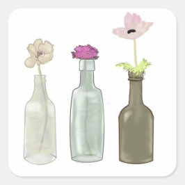 カラーイラストレーション スクエアシール