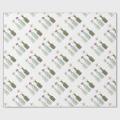 カラーイラストレーション ラッピングペーパー (フラット)