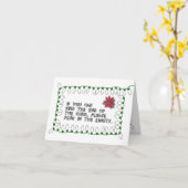 カラーインクリスマスカード – クリスマスライト カード (黄色い花)