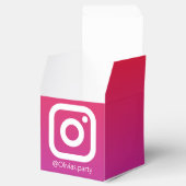 カラーインスタパーティー誕生日招待状 フェイバーボックス (オープン)