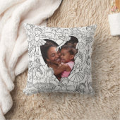 カラーインバレリーナクッション写真付き クッション (ブランケット)