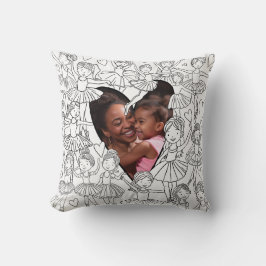 カラーインバレリーナクッション写真付き クッション