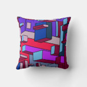 カラーウェサイケデリックイ装飾用クッション クッション (裏面)