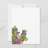 カラーウェーブスバースデーパーティー 招待状 (裏面)