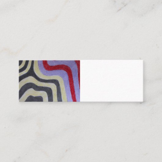 カラーウェーブズ名刺 スキニー名刺 (正面)