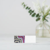 カラーウェーブズ名刺 スキニー名刺 (スタンド正面)