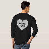 カラーウォー ブラックチームTシャツ Tシャツ (裏面フル)